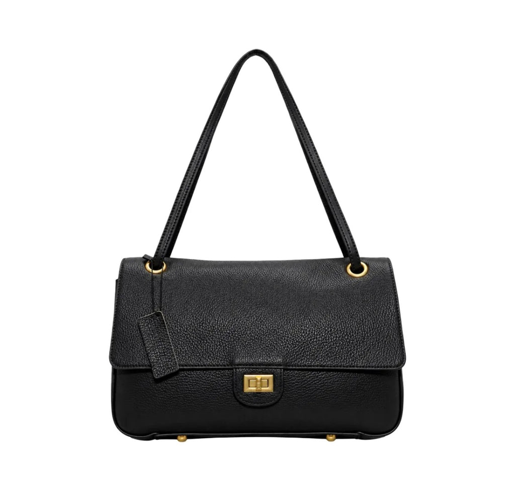 Sac épaule en cuir grainé Apoline LOUISA LEE