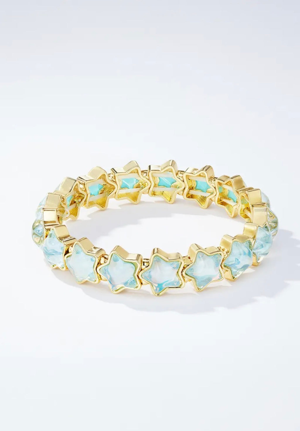 Bracelet élastique étoiles cristaux irisés BYREN | ÉLINE L'ATELIER