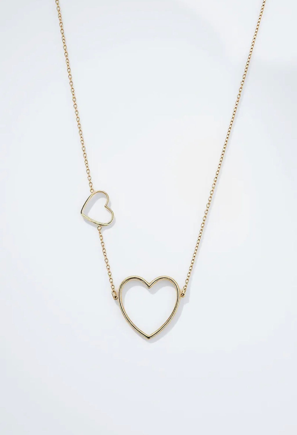 Collier cœur double Éline l'Atelier BYREN | ÉLINE L'ATELIER