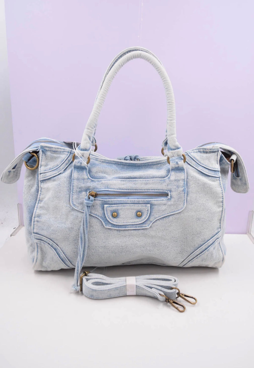 Sac format A4 effet jean SYSTYLE