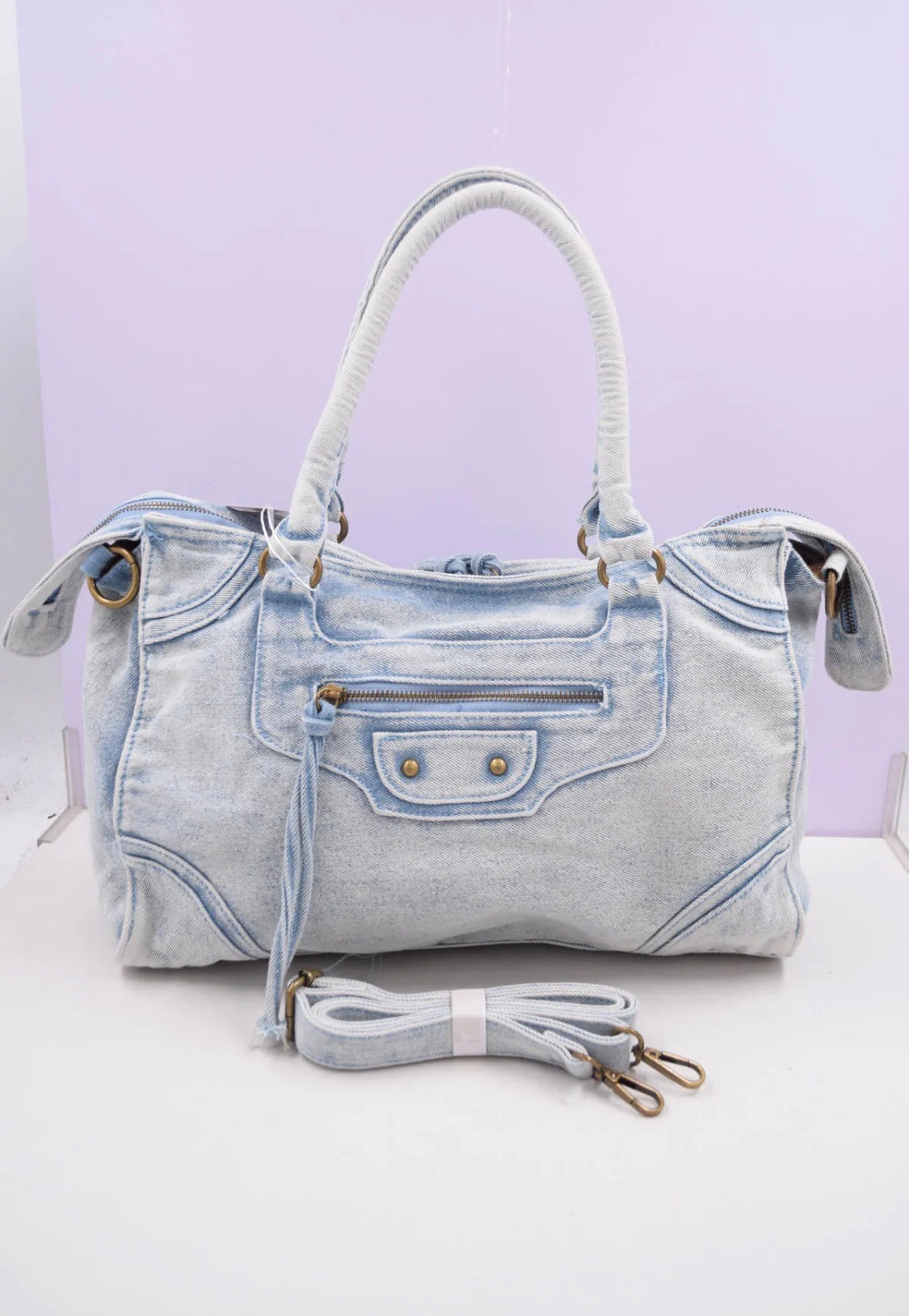 Sac format A4 effet jean SYSTYLE