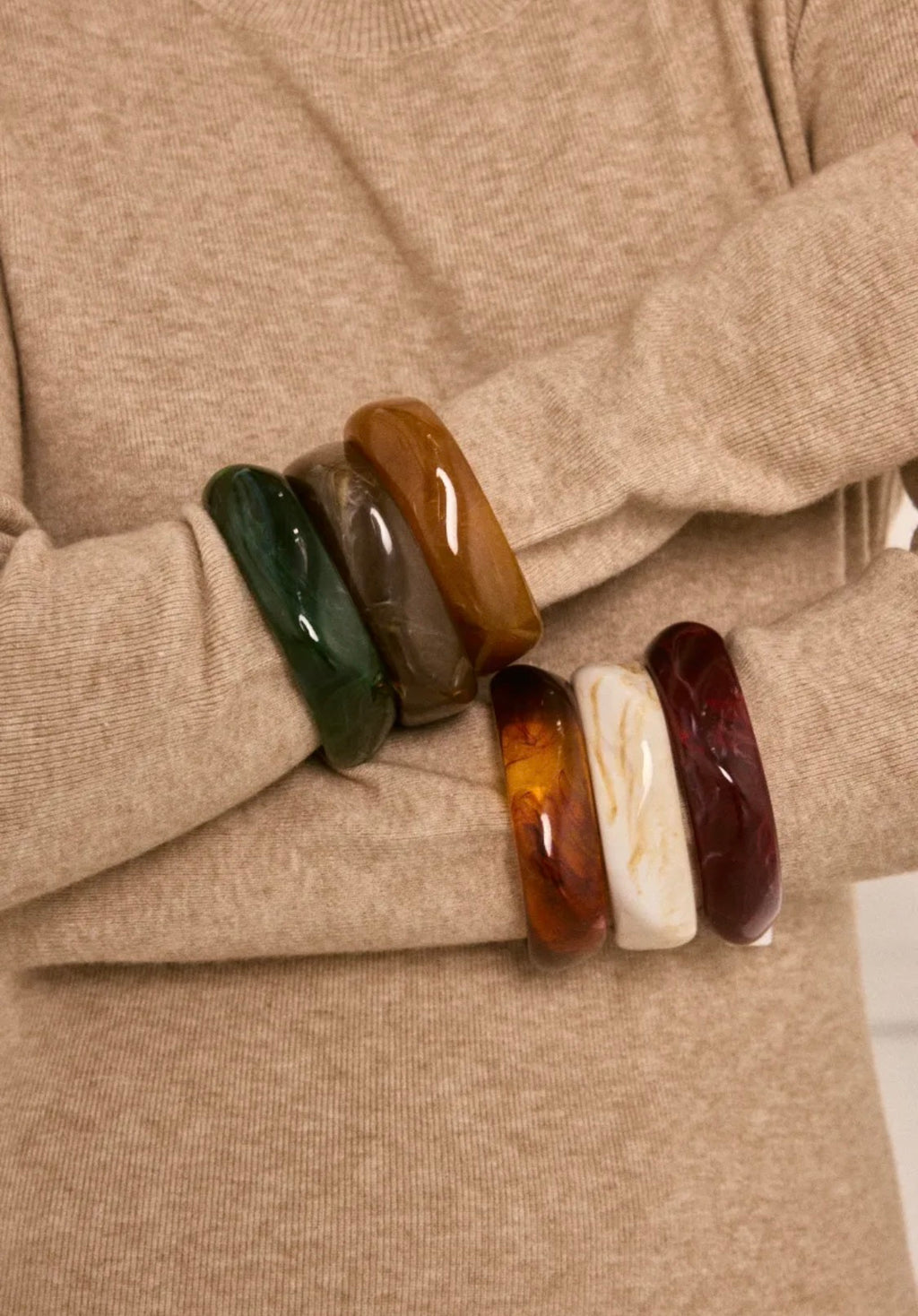 Bracelets Jonc en Résine BYREN | ÉLINE L'ATELIER