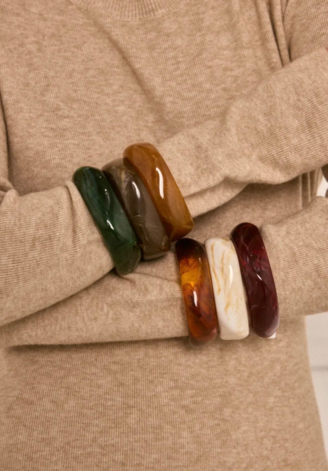 Bracelets Jonc en Résine BYREN | ÉLINE L'ATELIER