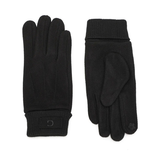 Gants maille suédine logo GALLANTRY