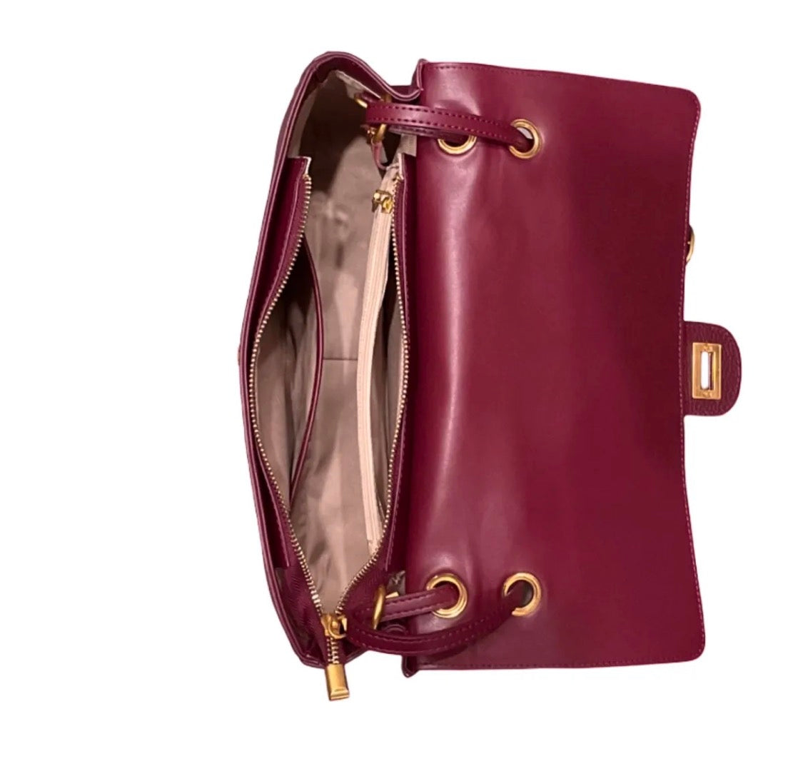 Sac épaule en cuir grainé Apoline LOUISA LEE