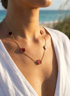 Collier trèfle réversible BIJOUX MYSTÈRES