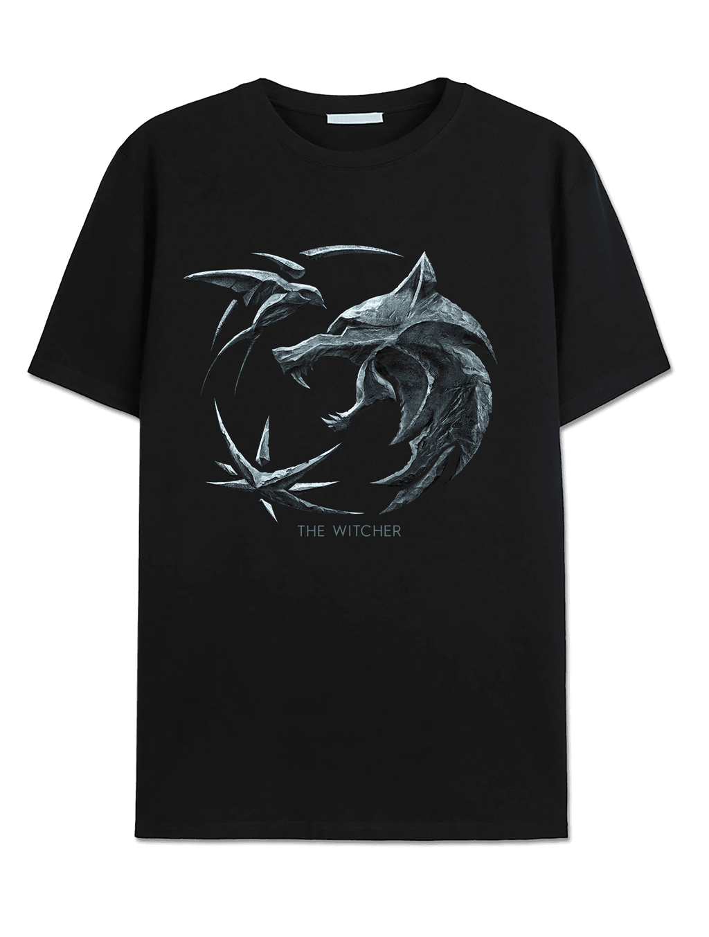 T-shirt Witcher - Logo Loup - T-shirt homme - COTTON DIVISION