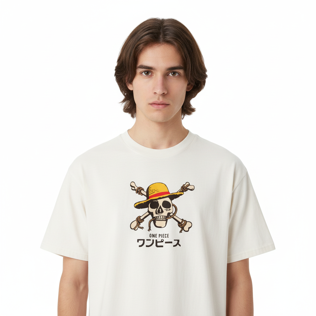 T-shirt One Piece Unisexe avec Logo Mugiwara - T-shirt homme - COTTON DIVISION