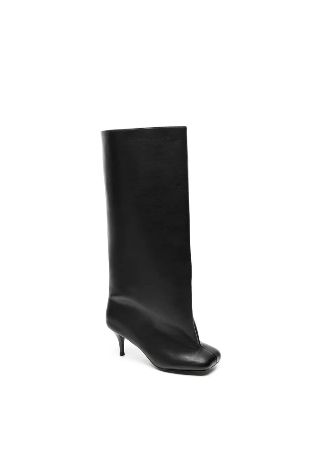 Bottes hautes en PU à talon fin STEPHAN PARIS