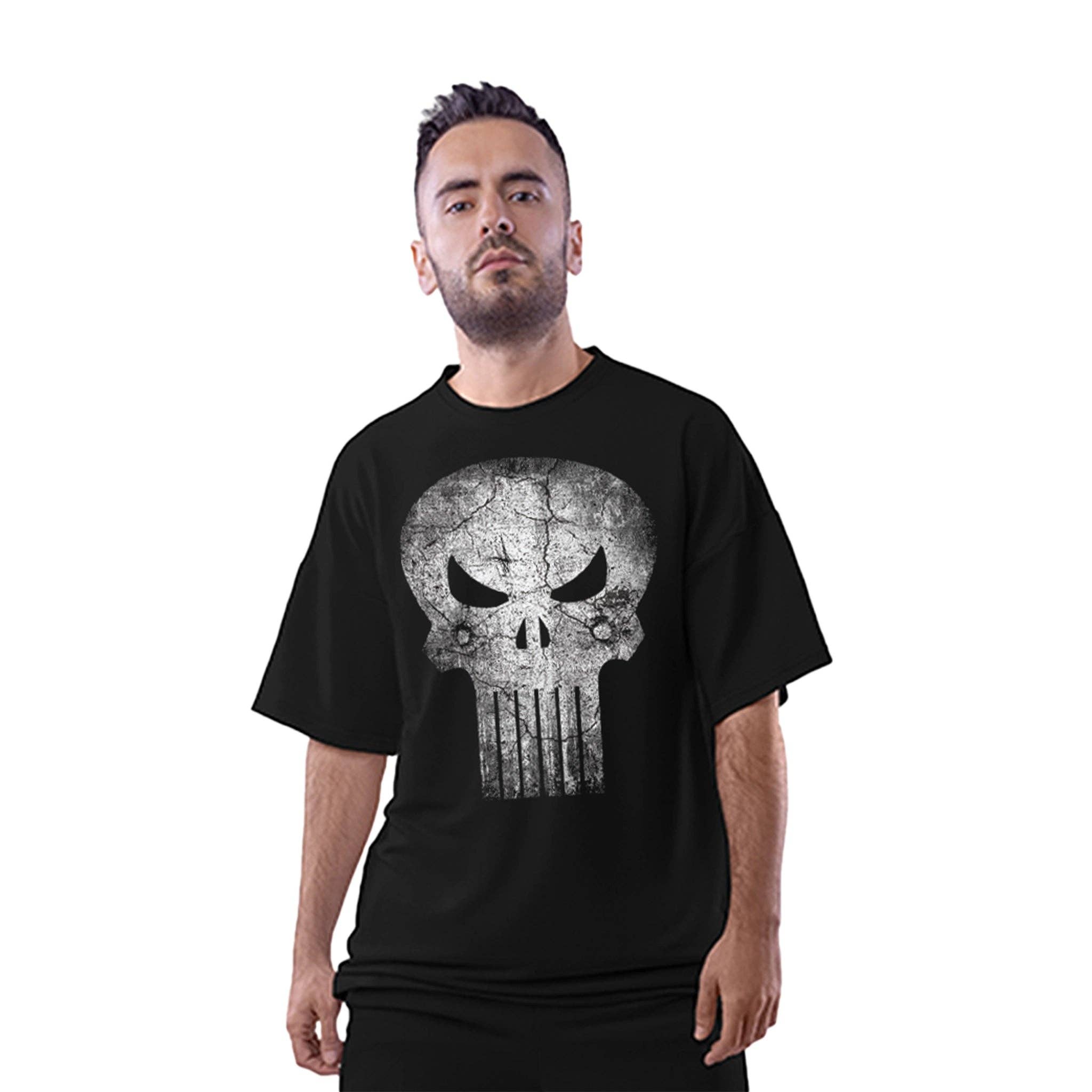 T-shirt Marvel Punisher SKULL DISTRESS - T-shirt homme - COTTON DIVISION