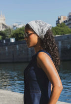 Foulard dentelle en viscose Éline BYREN | ÉLINE L'ATELIER