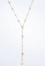 Collier Y trèfles doré ÉLINE L'ATELIER