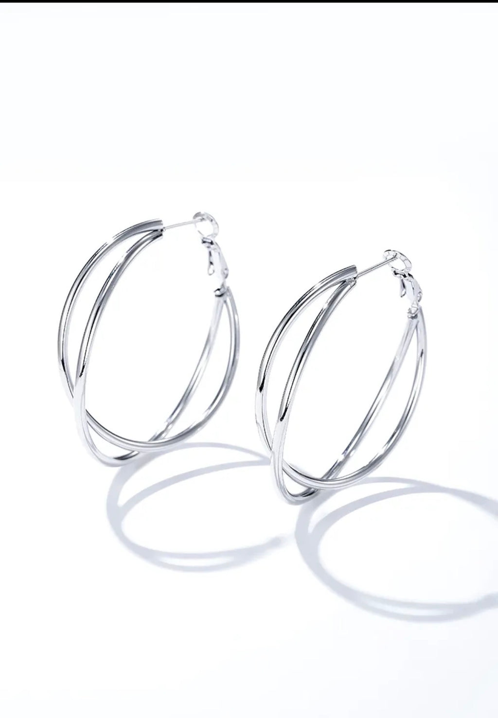Boucles d'oreilles cercle acier inoxydable ÉLINE L'ATELIER
