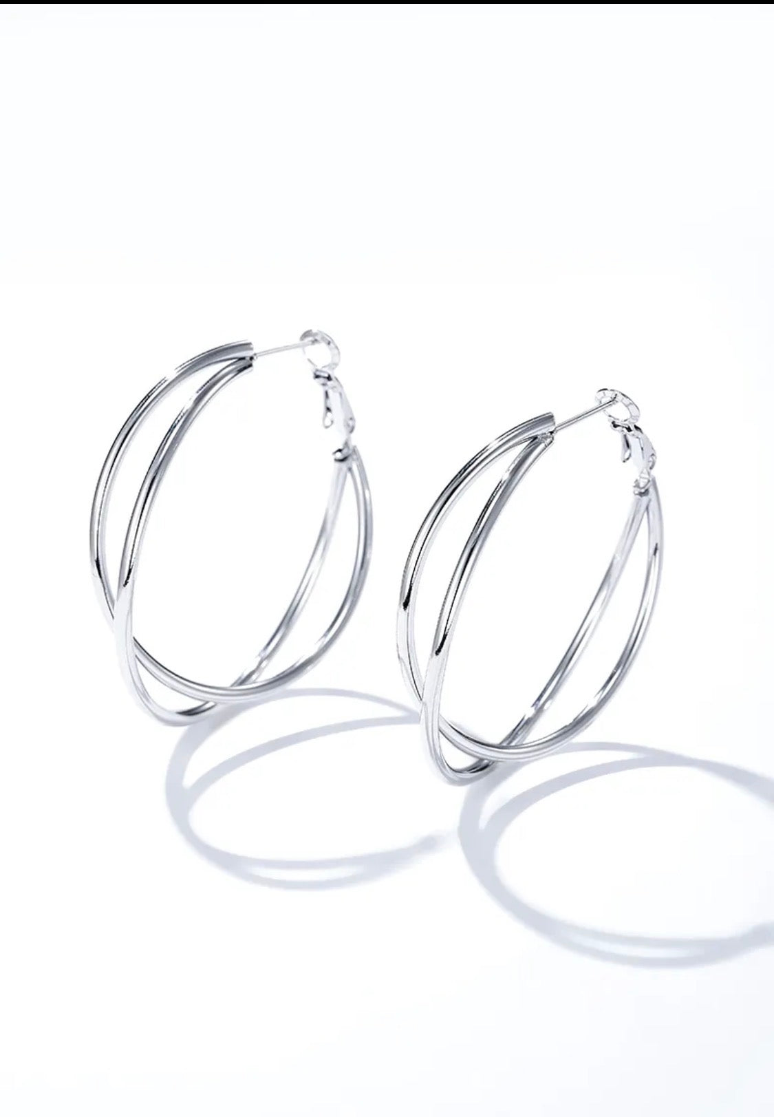 Boucles d'oreilles cercle acier inoxydable ÉLINE L'ATELIER