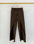 Pantalon ample femme à double taille FRIME