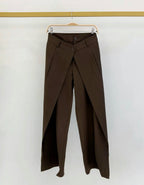 Pantalon ample femme à double taille FRIME
