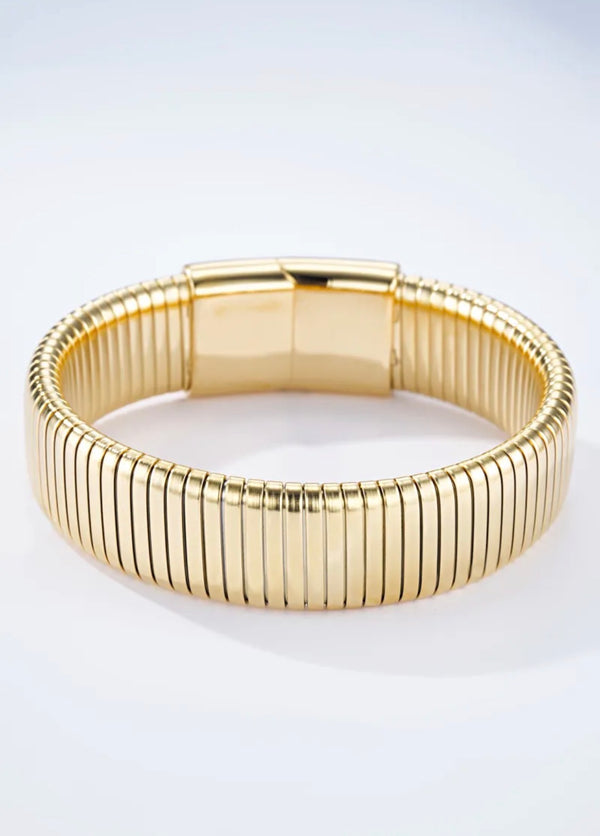 Bracelet jonc acier inoxydable BYREN | ÉLINE L'ATELIER
