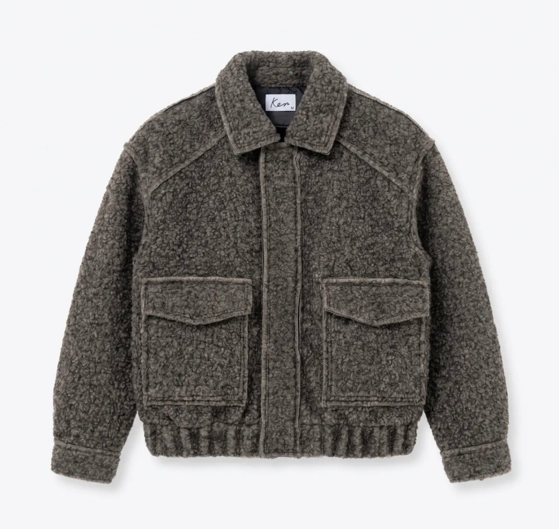 Veste courte texturée –