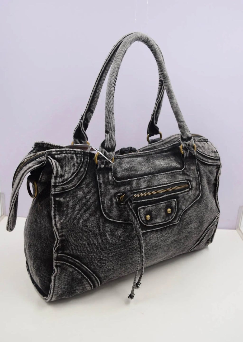 Sac format A4 effet jean SYSTYLE