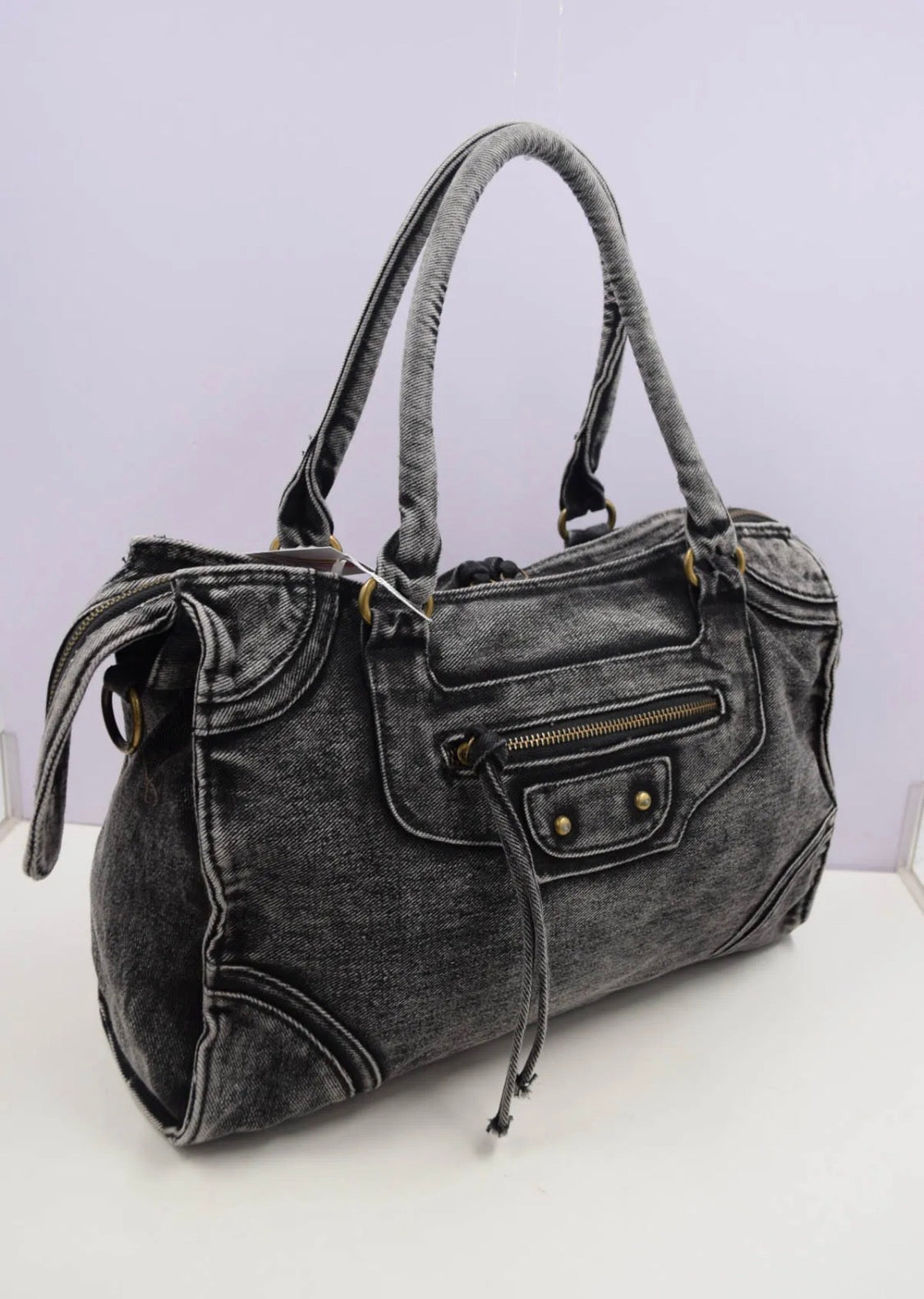 Sac format A4 effet jean SYSTYLE