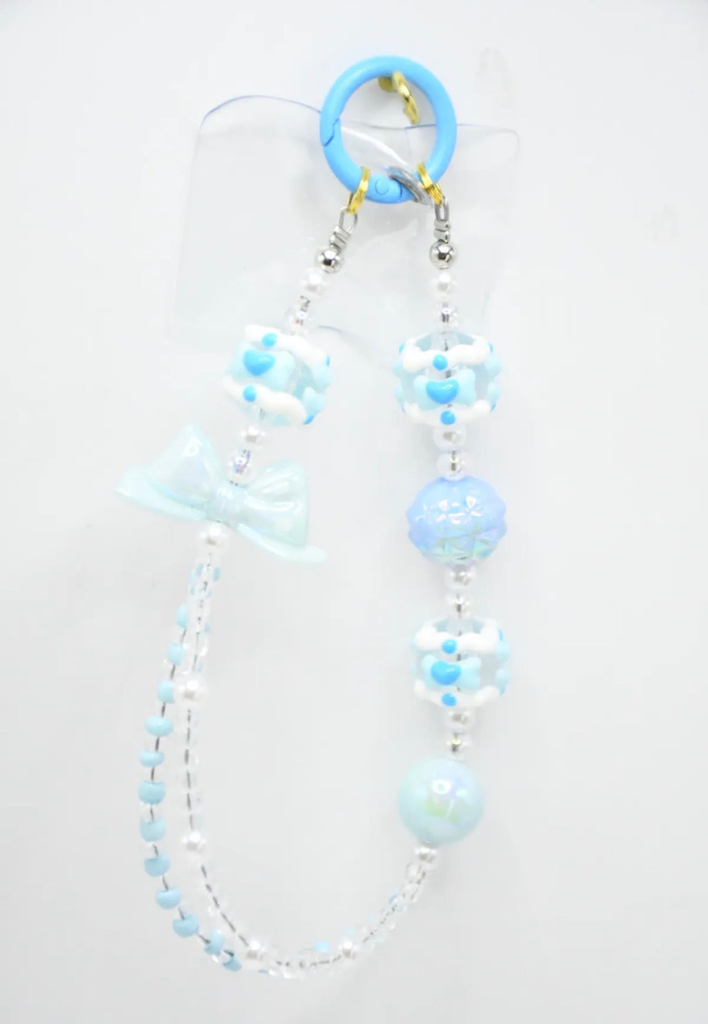 Chaîne de Portable Perles et Charms Kawaii Pastel ROSA