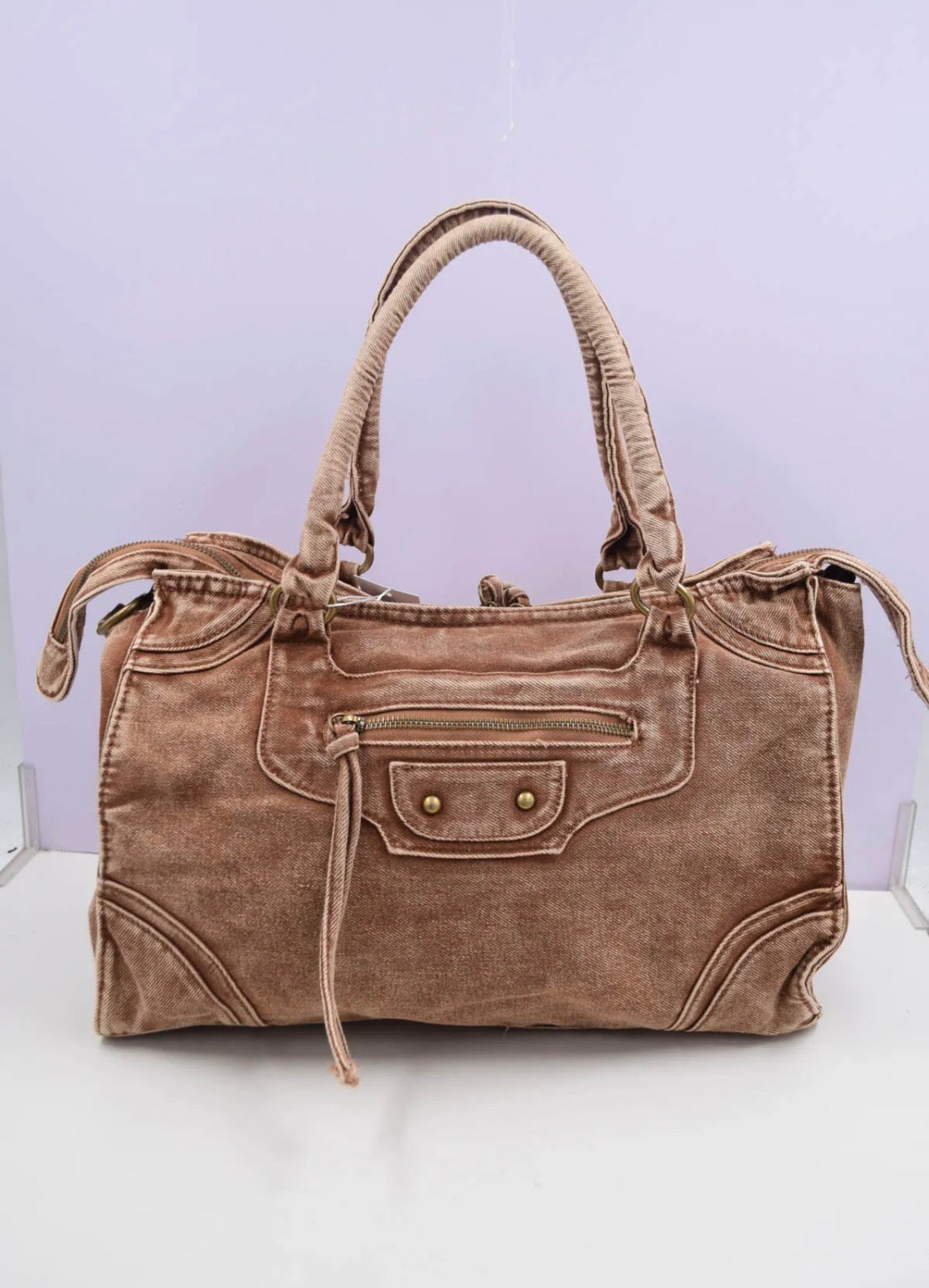 Sac format A4 effet jean SYSTYLE