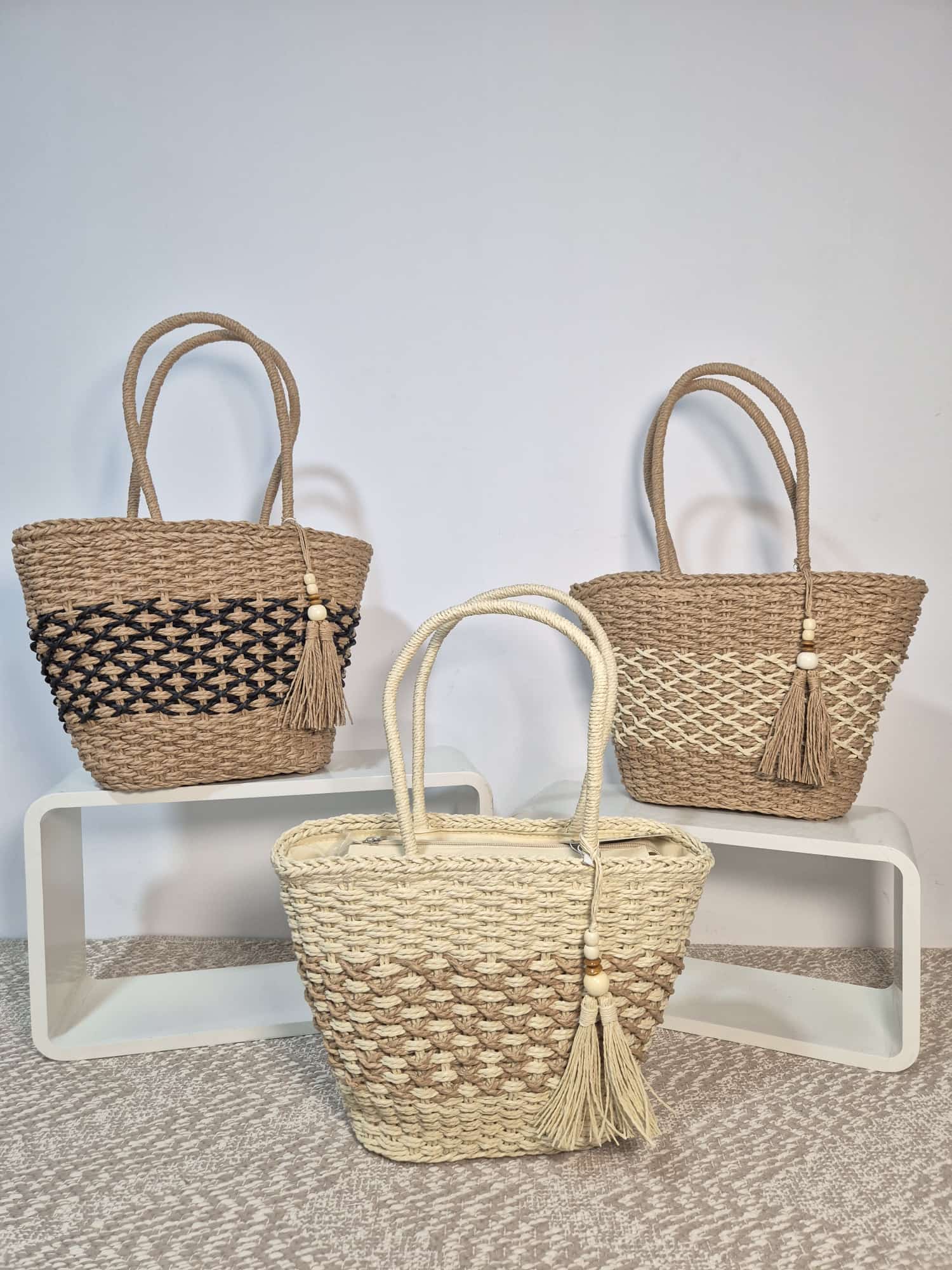 Sac Cabas  avec Fermeture Éclair Mia Larouge