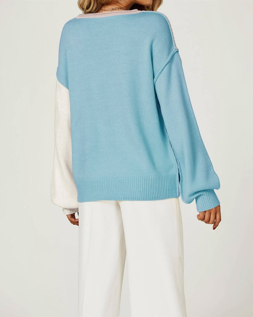 Pull décontracté colorblock   FS COLLECTION