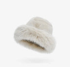Bonnet femme Lineta en fausse fourrure à revers