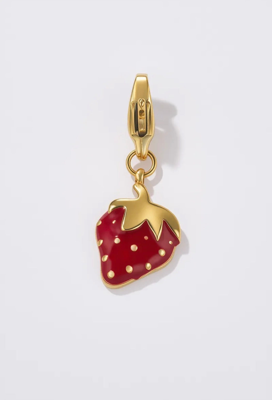 Charm breloque fraise Éline l'atelier