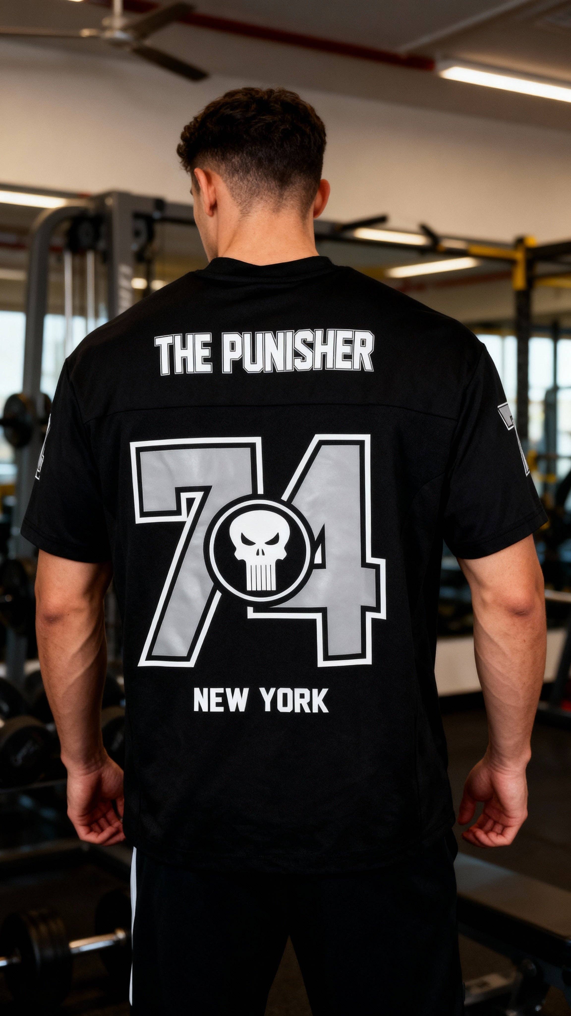 T-shirt Sport The Punisher Marvel - New York 74 - T-shirt homme - COTTON DIVISION