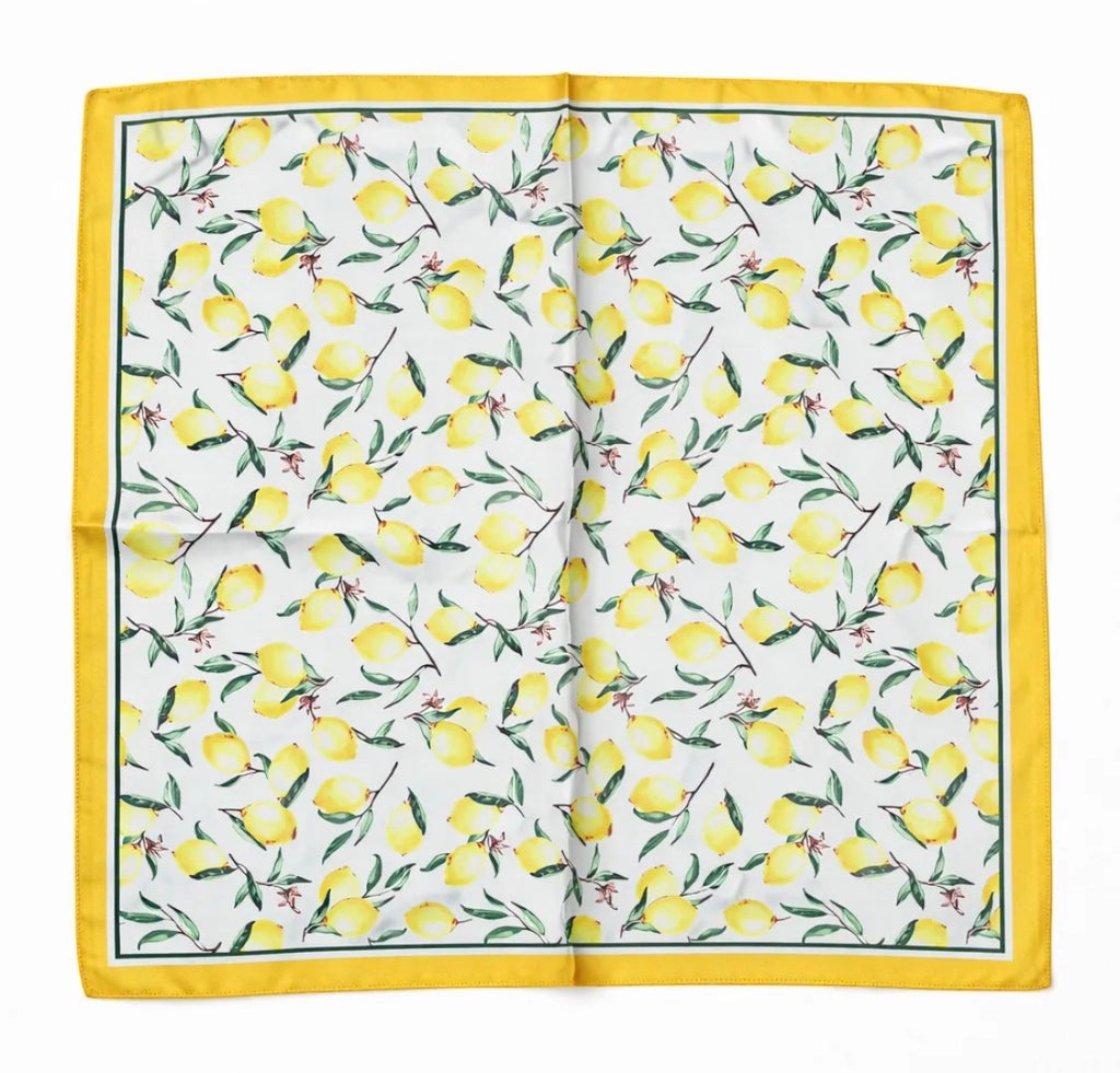 Foulard à motif fleuri Éline l'atelier — BYREN | ÉLINE L'ATELIER