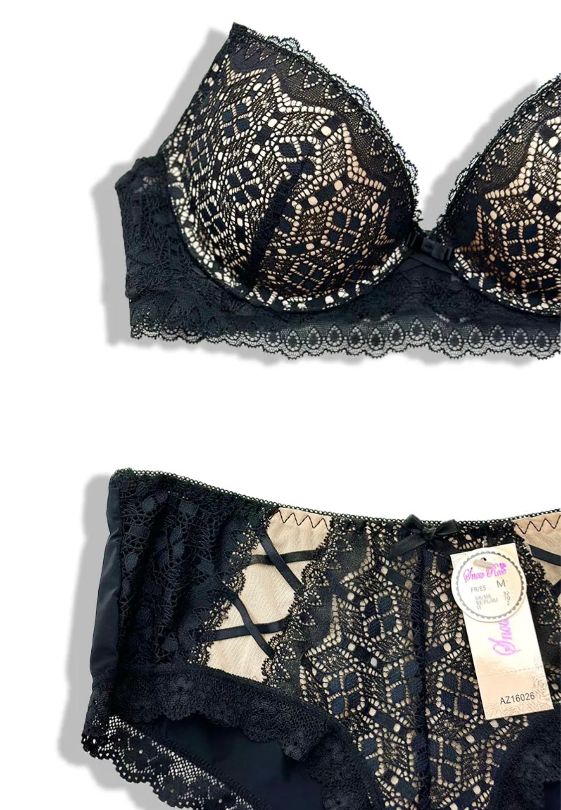 Ensemble Soutien-gorge + Culotte Bonnet C BELLE COM'ELLE