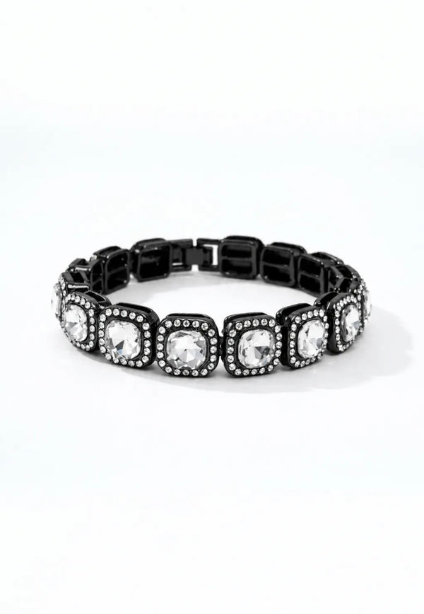 Bracelet strass homme 20 cm ÉLINE L'ATELIER