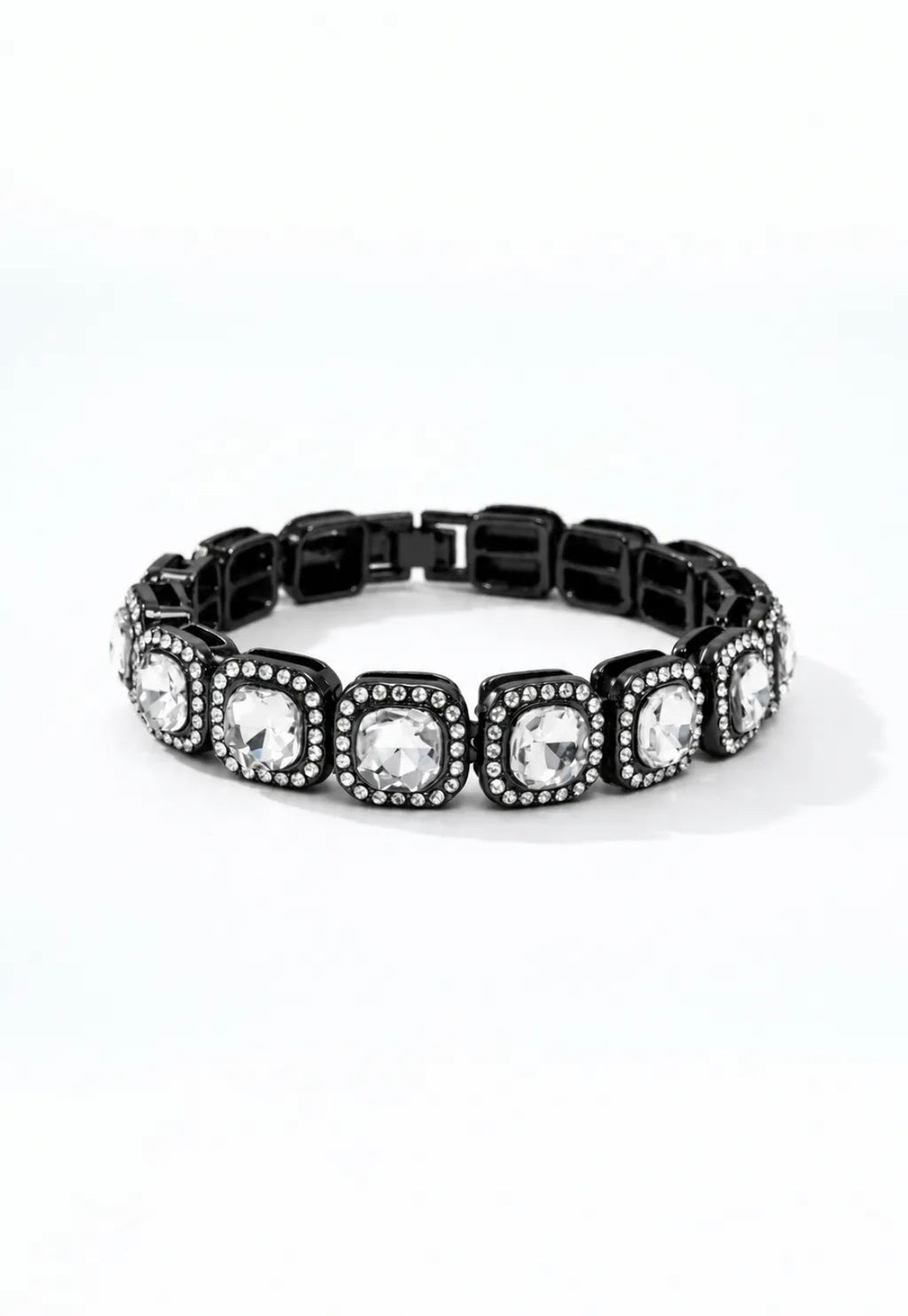 Bracelet strass homme 20 cm ÉLINE L'ATELIER