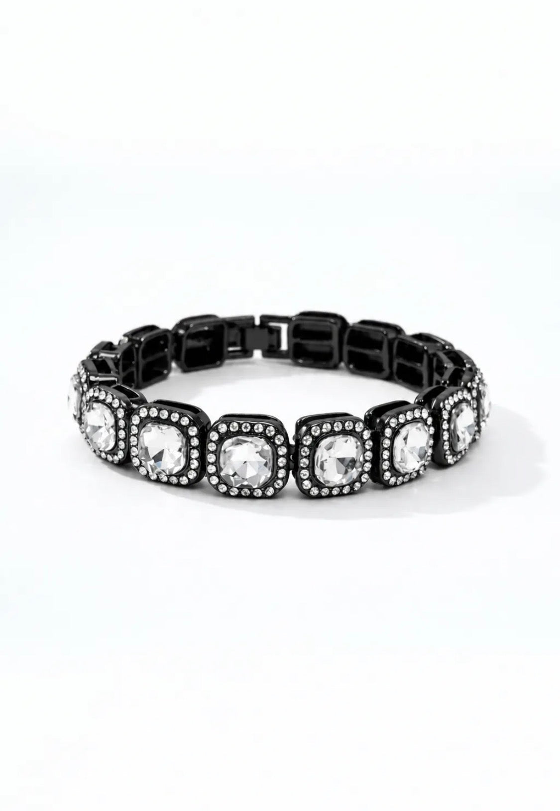 Bracelet strass homme 20 cm ÉLINE L'ATELIER