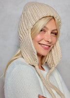 Bonnet cache-oreilles en laine BYREN | ÉLINE L'ATELIER