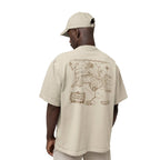 T-shirt Oversize Carte Seigneur des Anneaux - T-shirt homme - COTTON DIVISION