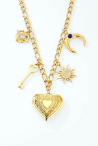 Collier Cœur & Clefs Acier Inoxydable ÉLINE L'ATELIER