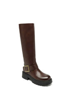 Bottes hautes à boucle et semelle crantée STEPHAN PARIS