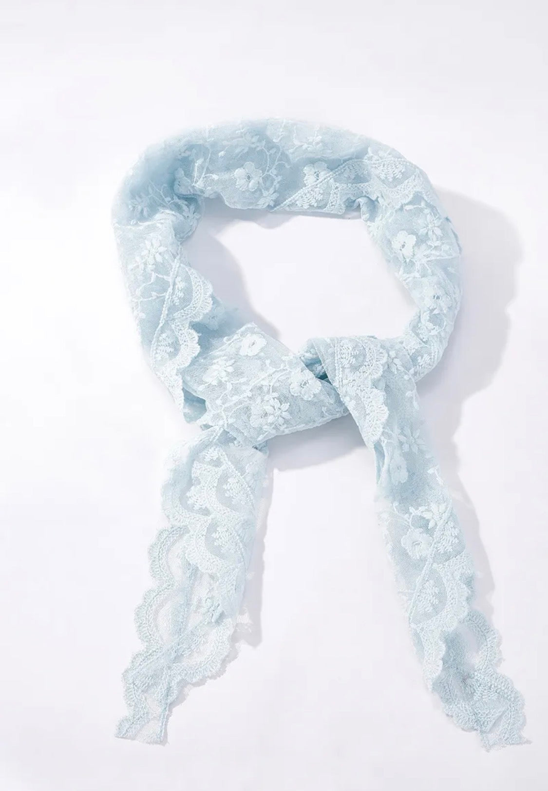 Foulard dentelle en viscose Éline BYREN | ÉLINE L'ATELIER