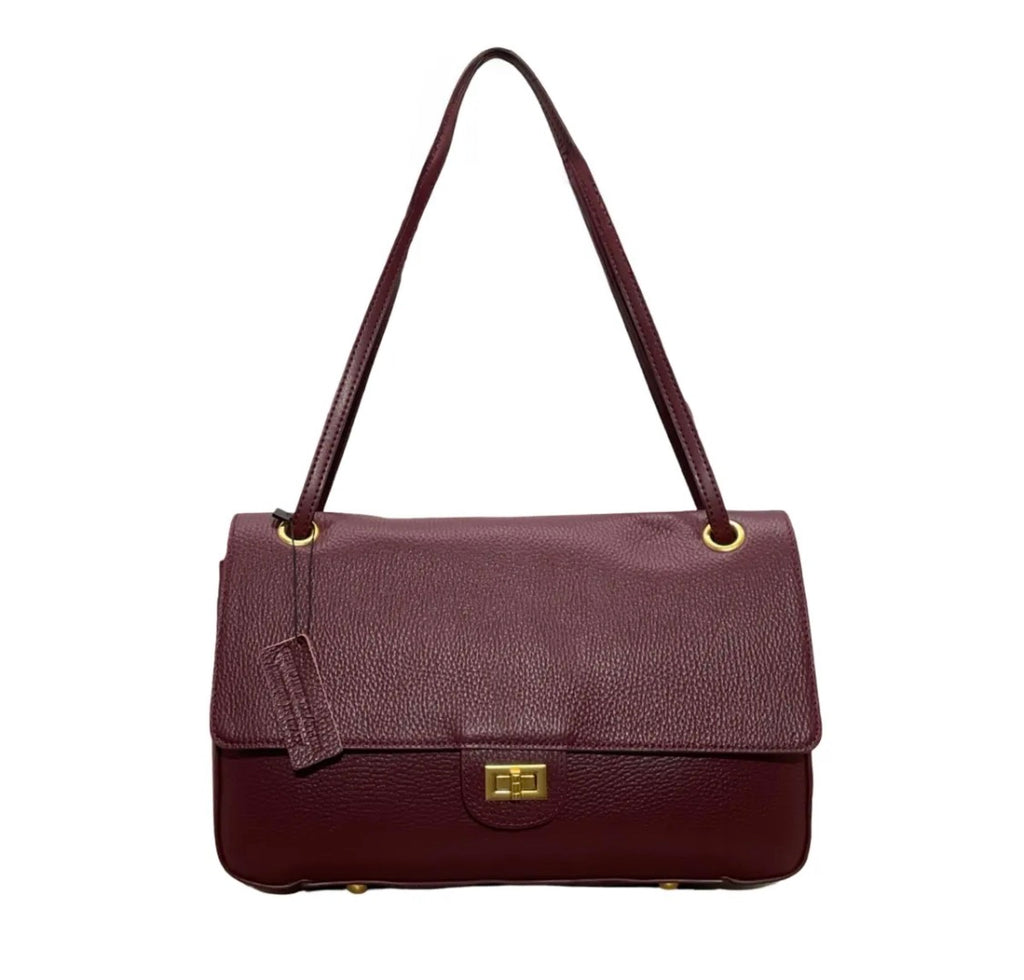 Sac épaule en cuir grainé Apoline LOUISA LEE