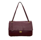 Sac épaule en cuir grainé Apoline LOUISA LEE