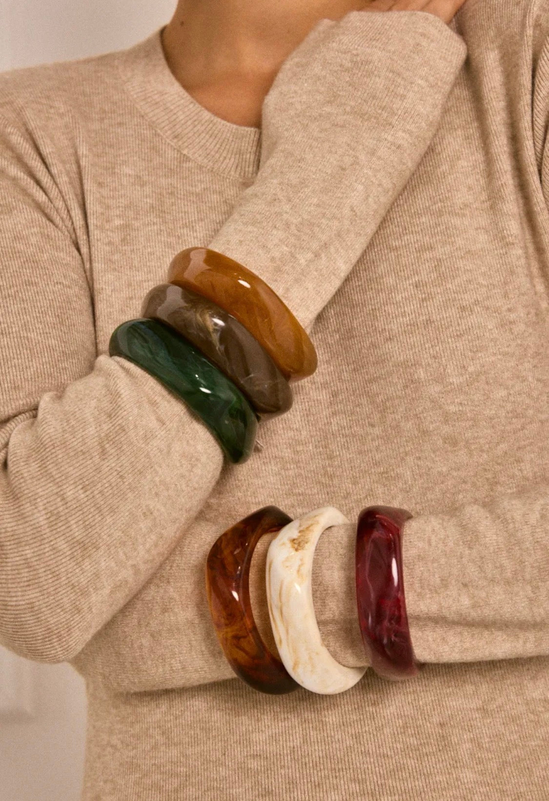 Bracelets Jonc en Résine BYREN | ÉLINE L'ATELIER