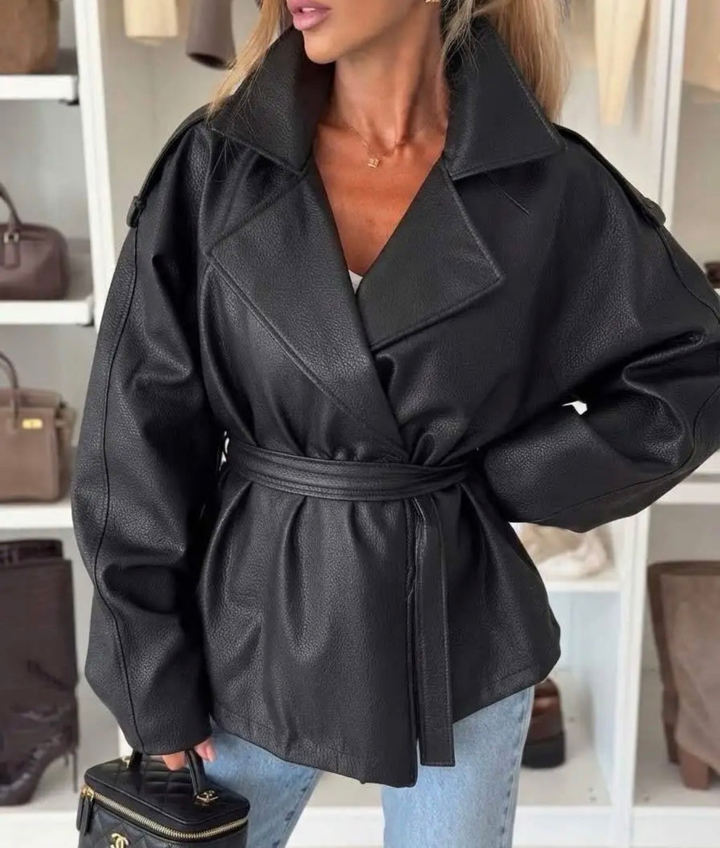 Veste simili cuir ESTEES BROWN