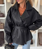 Veste simili cuir ESTEES BROWN