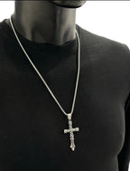 Pendentif homme acier inoxydable collier 60 cm ÉLINE L'ATELIER