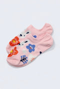 Chaussettes courtes à motifs floraux l'atelier Éline
