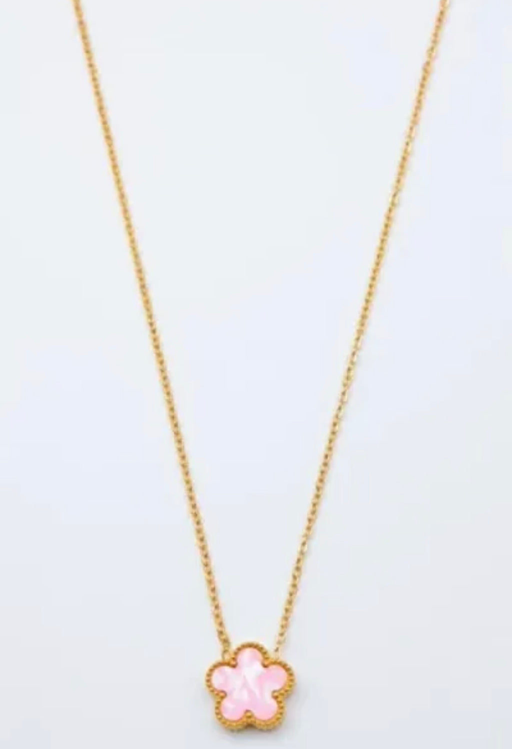 Collier fleur bijoux mystere