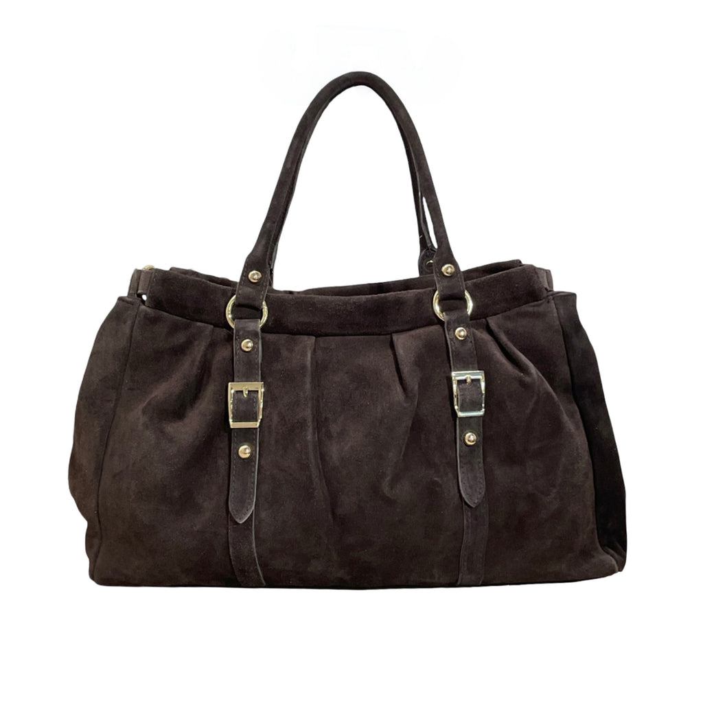 Sac à main cuir suède LYDIA LOUISA LEE